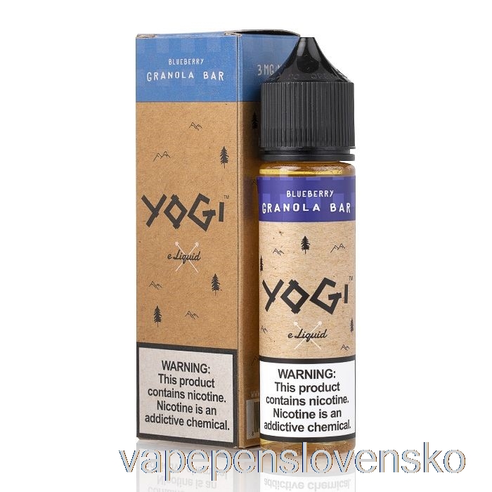 čučoriedková Granola Tyčinka - Yogi E-liquid - 60ml 3mg Vape Shop Bratislava